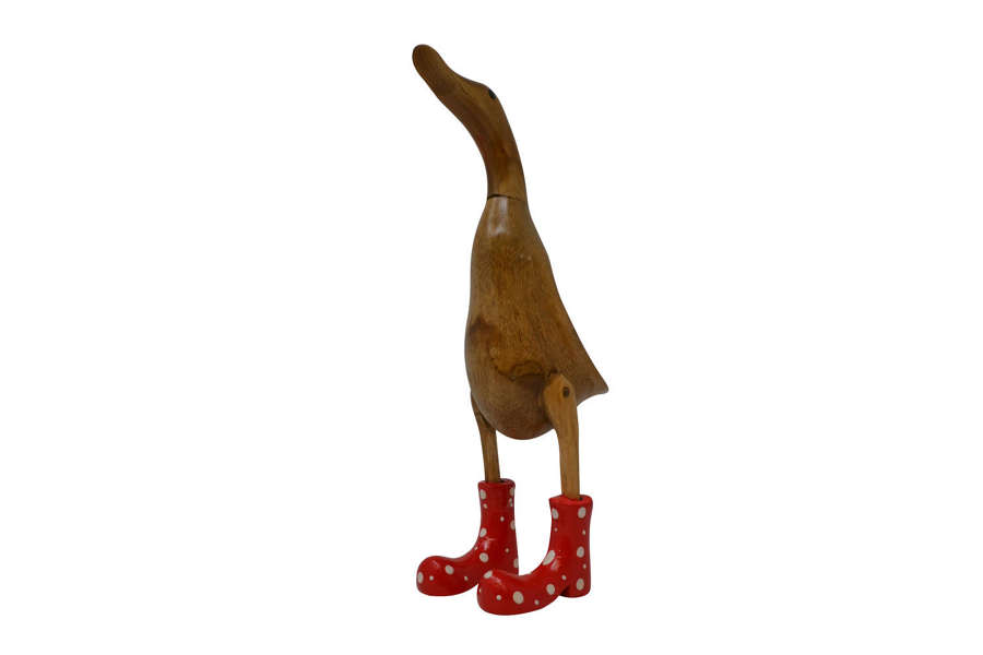Large Red Wellie Ducks