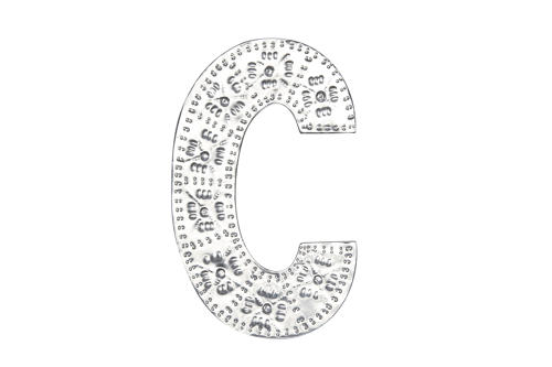 20cm A-Z Aluminium Letters