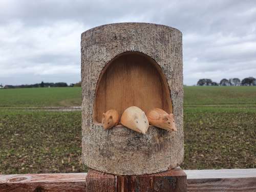 Half Log - 3d Triple Mice