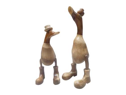 Hat and Boot Ducks - two sizes